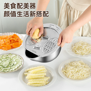✧ 304 Kitchen Rice Washer Multifunctional Vegetable and Fruit Basket Draining Vegetable Washing Basket Household Rice Washing Sieve Rice Washing Basin