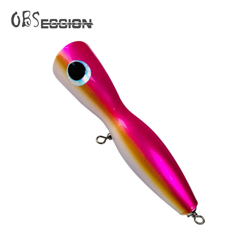 1Pcs Popper Topwater Lure 90mm/12g Hard Plastic Sinking Popper Lure  Fishing Tackle