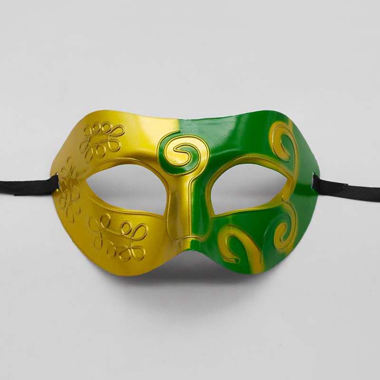 Máscaras de baile de máscaras de príncipe romano máscaras de princesa esculpida máscara de mitad de cara bar nightclub misteriosa máscara de ojos