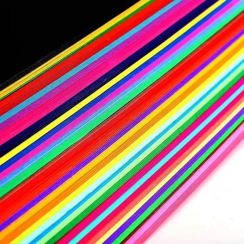 Colorful cardboard 4k black white 4 open hard cardboard thick handmade kindergarten students large children's painting cardboard