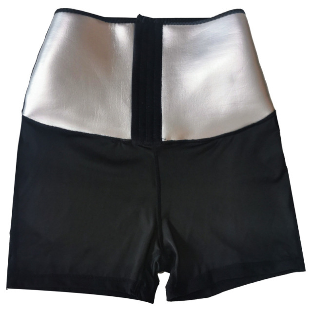 Cintura engrosada pantalones de 3 puntos de pecho recubierto de plata