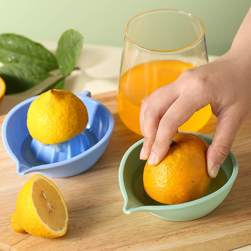 Silicone manual juicer orange juice squeezer hand pressed fruit juice cup manual lemon juicer