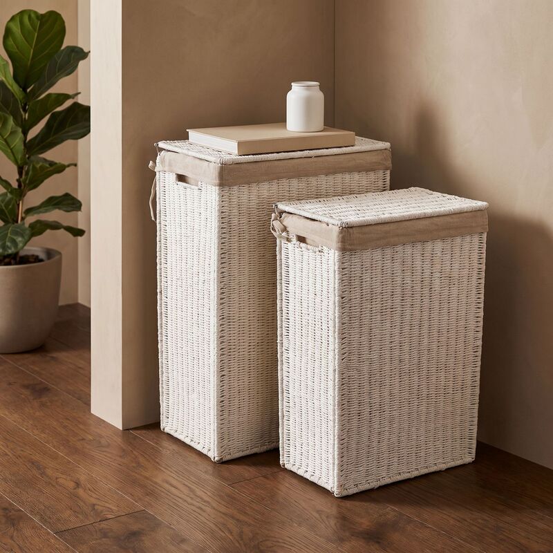 Amazon Covered Laundry Basket Foldable Paper Rope Woven Dirty Clothes Basket Large Capacity Clothes Hand-Woven Storage Basket Amazon Covered Laundry Basket Foldable Paper Rope Woven Dirty Clothes Basket Large Capacity Clothes Hand-Woven Storage Basket