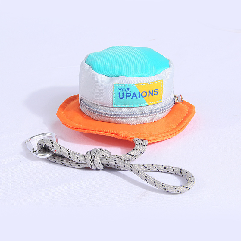 New portable storage bag coin key bag candy color creative hat bag fashion trend key chain New portable storage bag coin key bag candy color creative hat bag fashion trend key chain