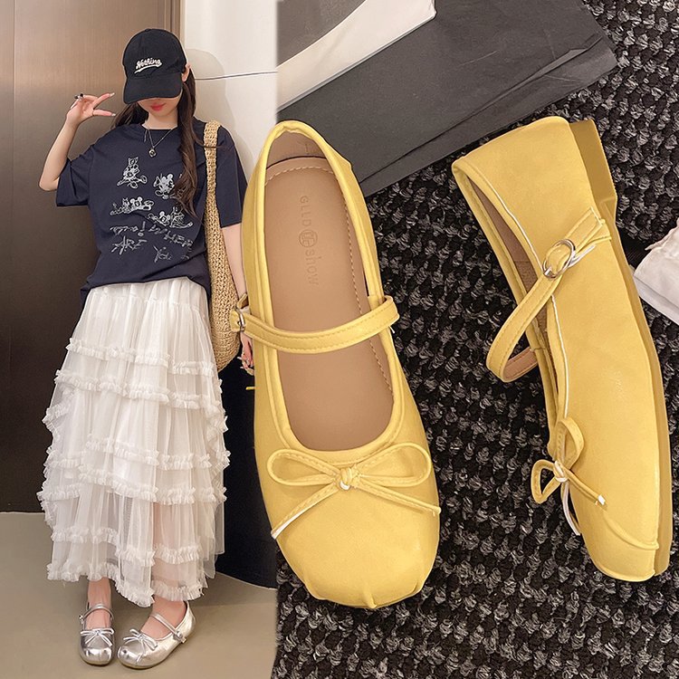 Schapenvachtversie! Dames Mary Jane ballerina's met 3 cm hakverhoging, nieuw model 2026_voghion.com