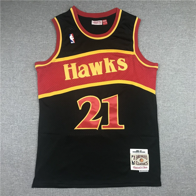 Старый выпуск Eagles 55# Мутомбо Миксиу Eagles Retro красный белый майка баскетбольная форма