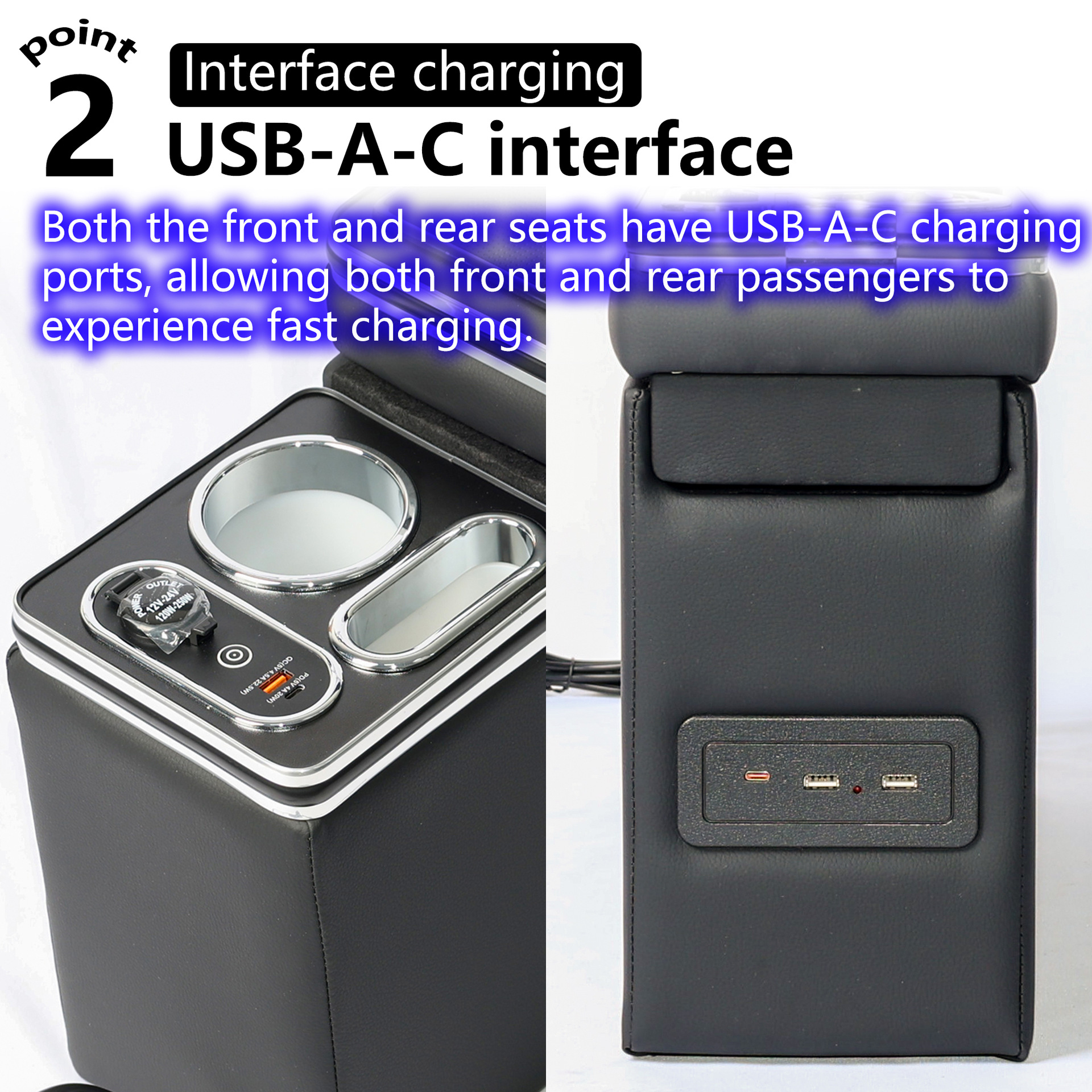 Suitable for Honda Hong Kong Version Freed/Stepwgn and Toyota Sienta New and Old Models, Dedicated Armrest Box Storage Modification