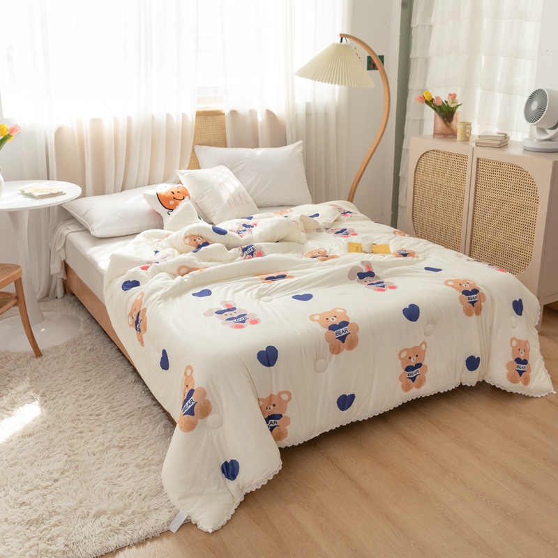 아기 학년 니트 면 여름 쿨 이불 빨 얇은 이불 어린이 여름 이불 선물 에어컨 이불 여름 공장 도매