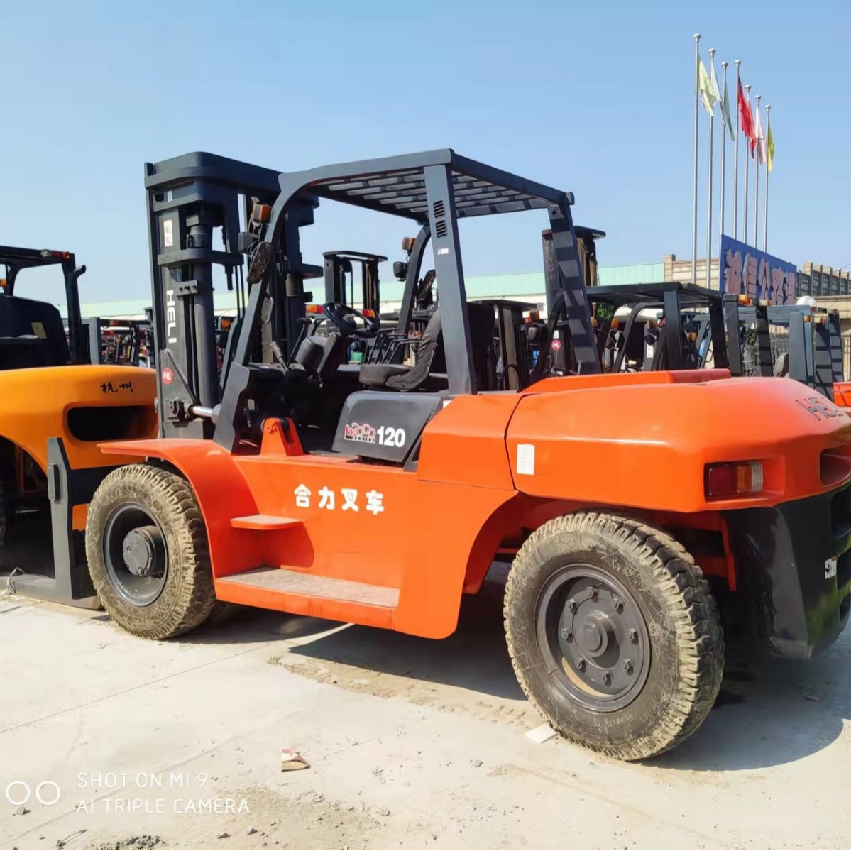 合力120叉车，合力12吨燃油叉车，HELI12吨内燃机叉车，合力叉车