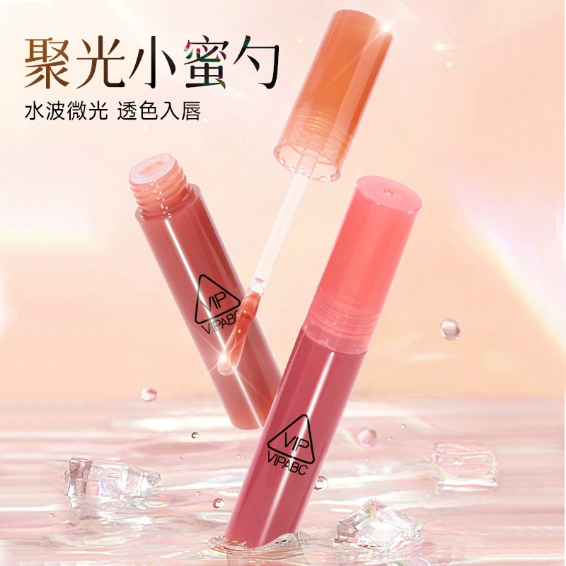 Водяная легкая губная глазурь губная помада прозрачная, прозрачная зеркальная, прозрачная белая желейная стеклянная губа губная губная губная губная ложка