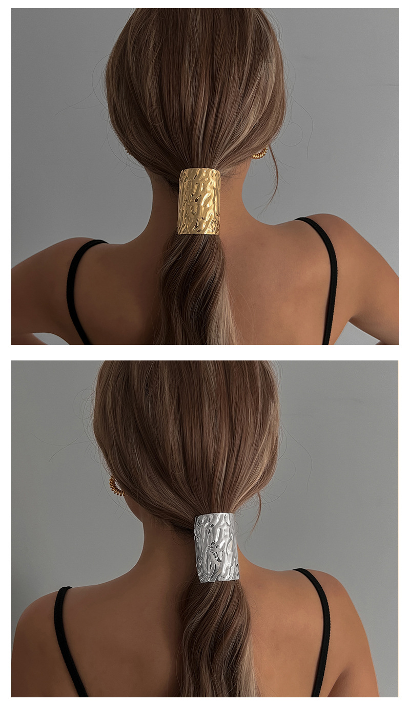 Women's Elegant Lady Geometric Metal Plating Hair Tie