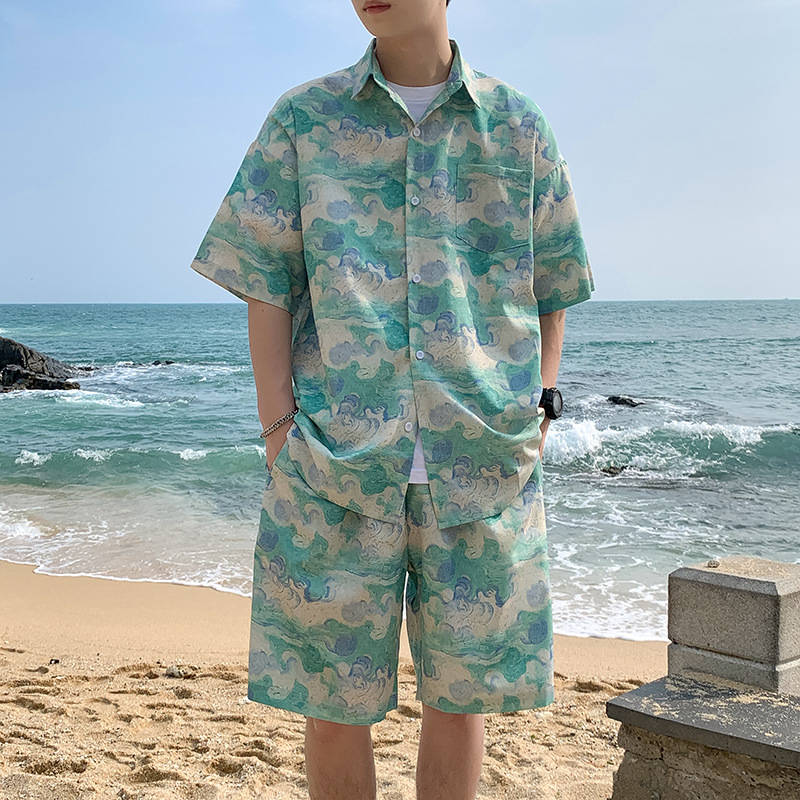 TZ525 비치 슈트 라이트 그린