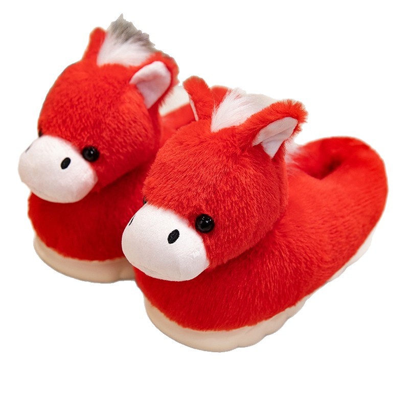 Zapatillas de algodón animal transfronterizo otoño invierno calentamiento interior zapatos de algodón para niños en el hogar zapatos de algodón dormitorio zapatillas al por mayor