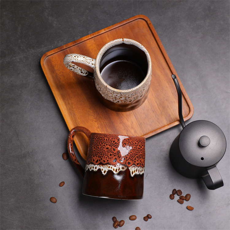 Ceramic Coffee Mug For Afternoon Tea And Couples High Quality Cup_voghion.com