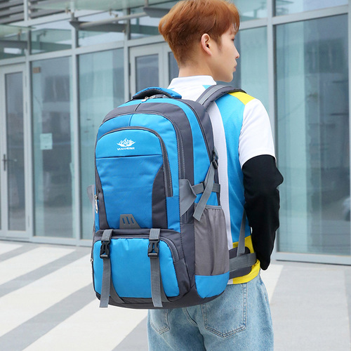 Outdoor mountaineering backpack, men's travel bag, travel backpack, large capacity backpack, women's lightweight hiking backpack