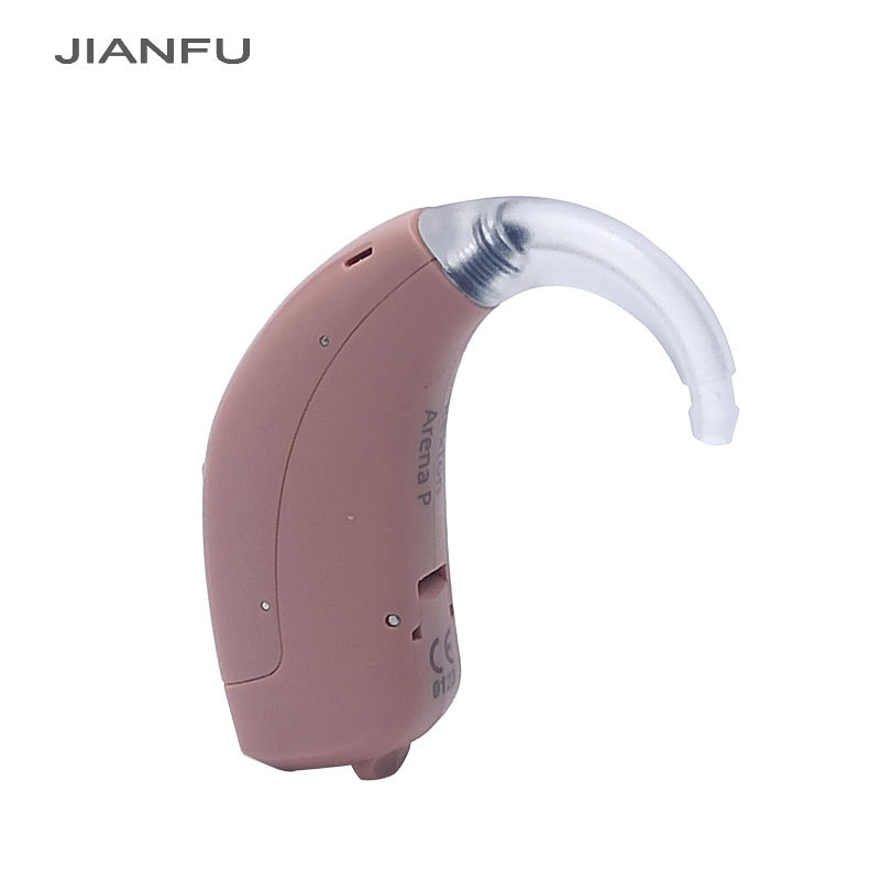 Liston audífono ancianos jóvenes sordos oído espalda invisible inalámbrico HD calidad de sonido batería montada en el oído