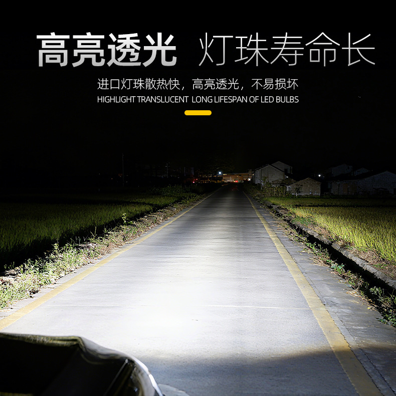 Cross-border LED car lamp three-eye 20LED external 4-inch work lamp off-road vehicle auxiliary maintenance modified spotlight