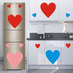 新款情人節愛心乙烯基雕刻自粘牆貼畫客廳臥室兒童房裝飾畫KSA-85