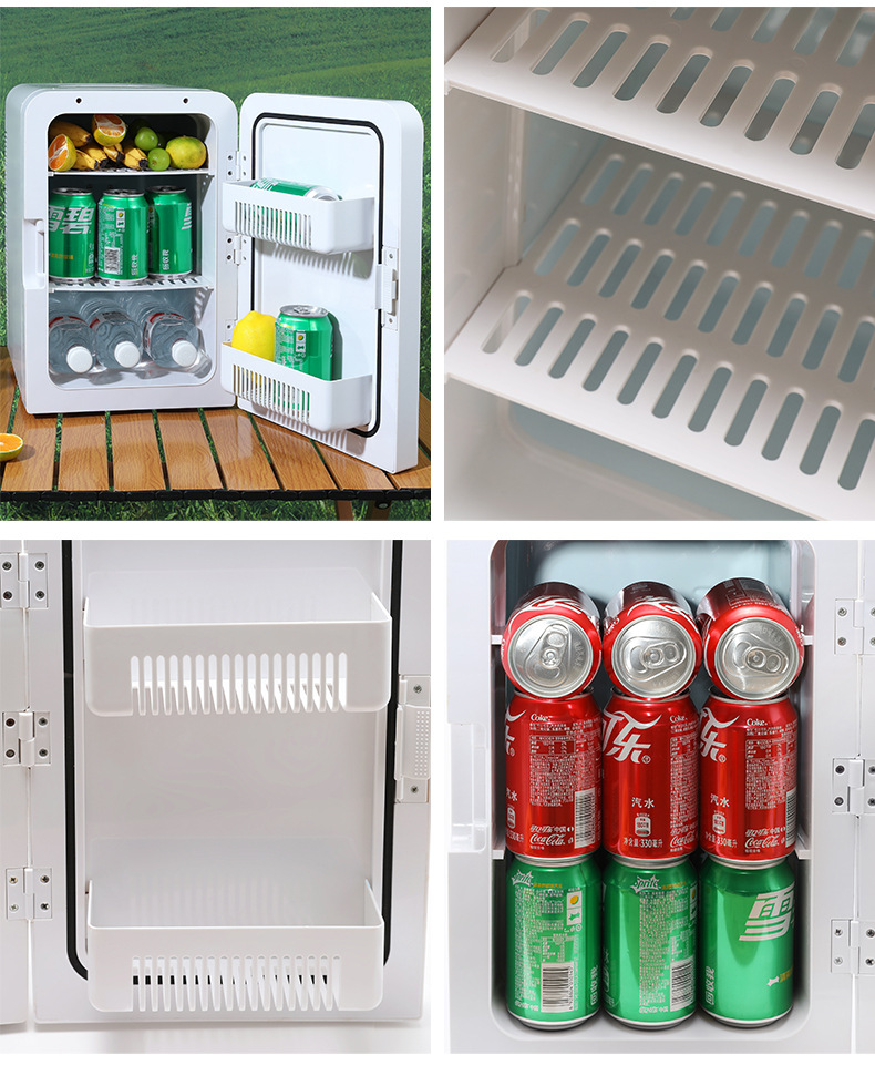 2025 New Car Refrigerator Universal Small Car Home Dual-Purpose Cold Storage Refrigerator Dormitory Refrigeration Single Use