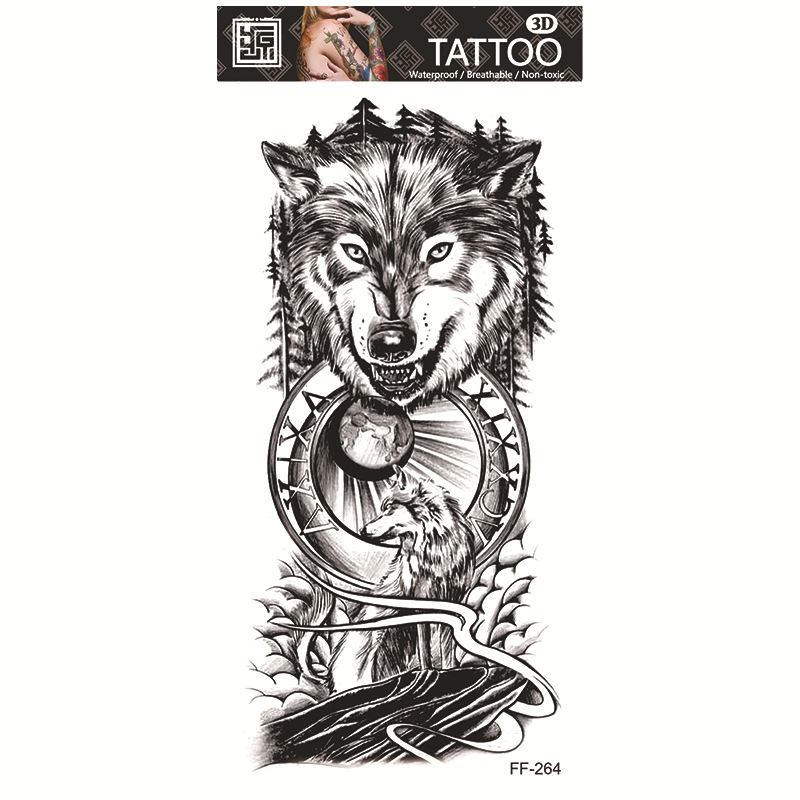 Tatuajes Temporales Impermeables de Papel de Transferencia al Agua para Cuerpo Entero image 70