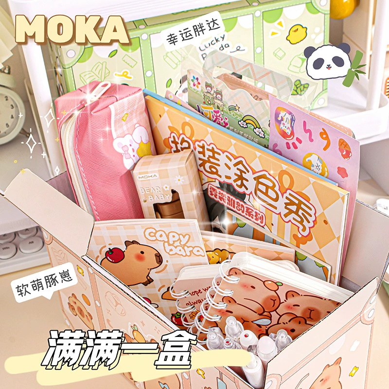 Handheld stationery, set for students, gift box, Birthday gift
