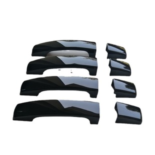Suitable for 07-10 Land Rover Freelander 2 door handle outer handle cover black bright handle modified car accessories