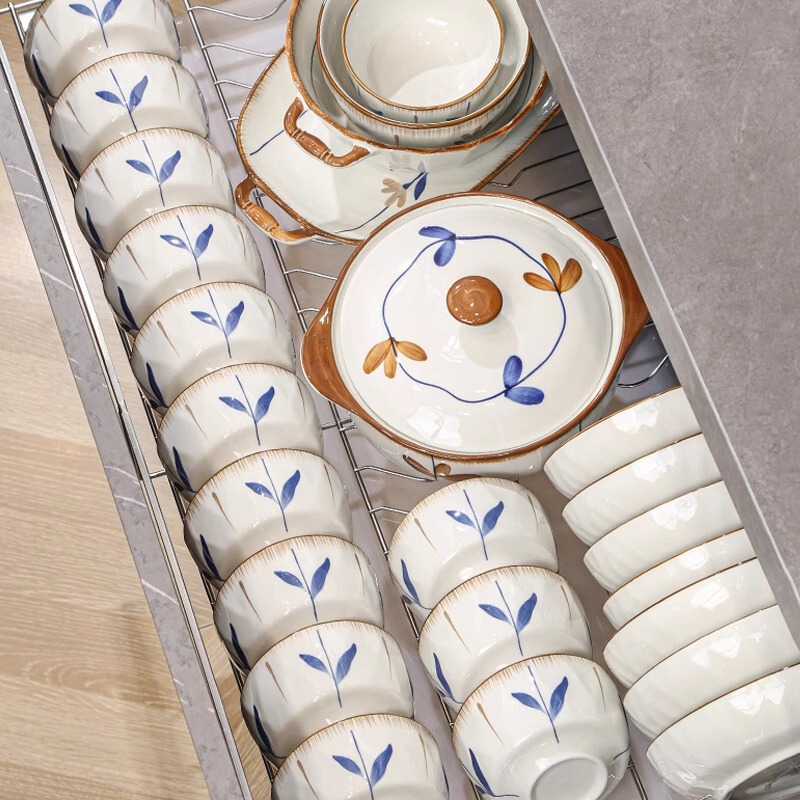 Tail Goods Clearance Dishes suit Household Japanese Welfare Products Dishes and Dishes Dishes and 2024 Tableware Fresh and Free Shipping