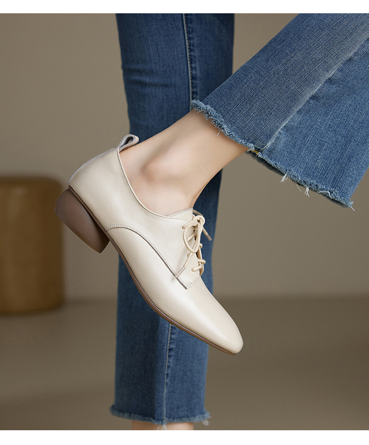 CHIKO Clarabelle Square Toe Block Heels Oxfords Shoes - US 7, Brown CHIKO Clarabelle Square Toe Block Heels Oxfords Shoes - US 7, Brown