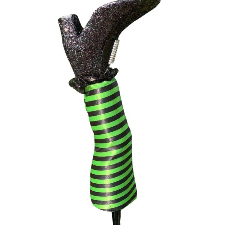 Transfronterizos Halloween patio al aire libre bruja pierna plug-in bruja malvada pierna Halloween bruja pierna decoración