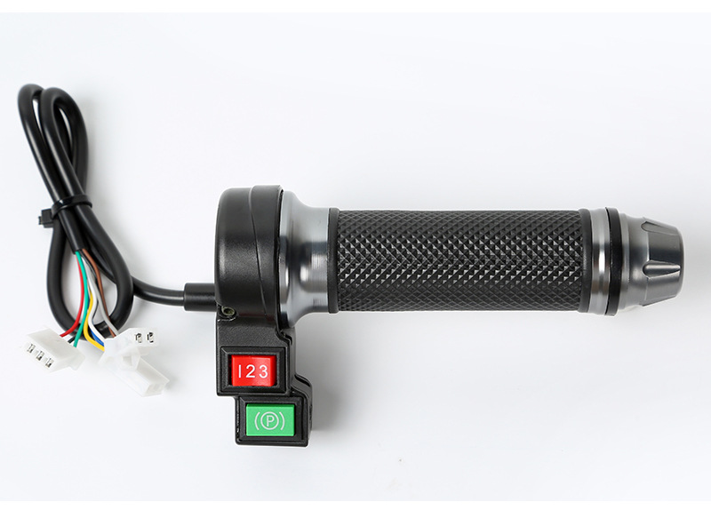 Aluminum Alloy High-End Double-Button Throttle Assembly for Electric Vehicles, Universal Speed Control Throttle Assembly for Electric Vehicles