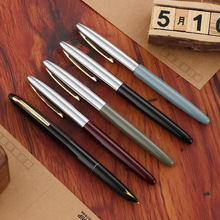 英雄329—2钢笔怀旧收藏老款男女学生用剪标暗尖书法练字复古钢笔