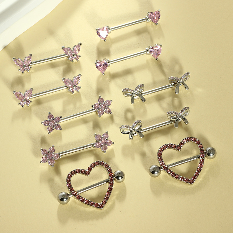16G labret stud size and finish detail