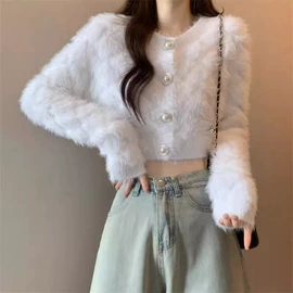 毛衣;女式针织衫;女式貂绒衫