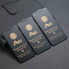 適用iPhone16Pro 切面磨砂鋼化膜 蘋果14 15Pro 3D大弧磨砂切面膜