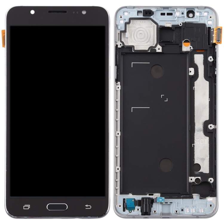 Aplicable a Samsung para Galaxy J7 / J710F TFT material LCD touch assembly con marco
