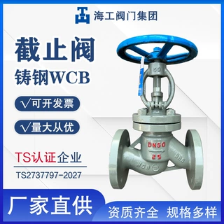 定制铸钢法兰截止阀J41H-16C蒸汽闸阀导热油硬密封DN50防回流