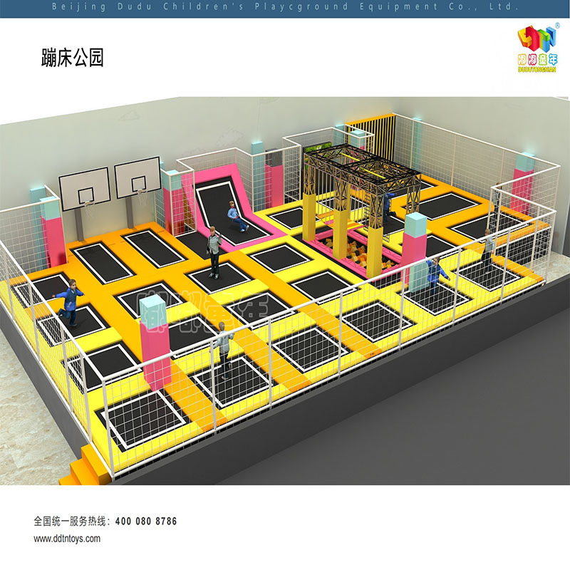 Trampoline Customized Processing Large and Small Amusement Facilities Park Indoor Adult and Kidsren's Playground Entertainment Facilities