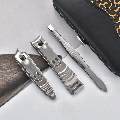Stainless steel nail clipper set 7 pieces manicure and manicure tools beauty nail clipper set advertising gifts wholesale