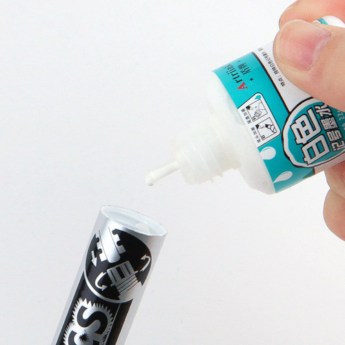 Shield white marker special ink refill liquid white waterproof quick-drying white marker ink wholesale