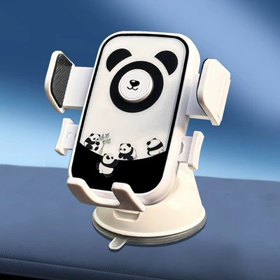 Instrument Support Navigation Car Mobile – Car phone holder - anti-shake-clamping-mobile-phone-holder-four-bears-suction-cup-base