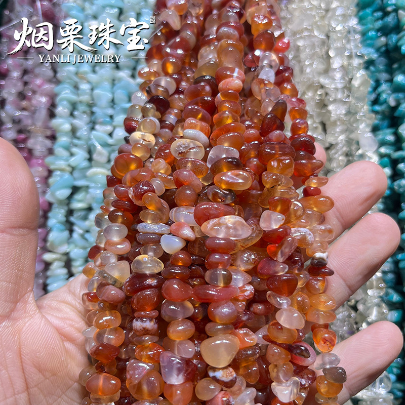 A piece of natural red agate is about 80cm