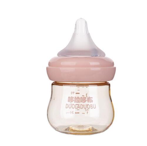 Dora Dora Newborn Baby Bottle PPSU, Gas-Prevent Newborn Baby Bottle, Durable, 0-3-6 Months, 120ml