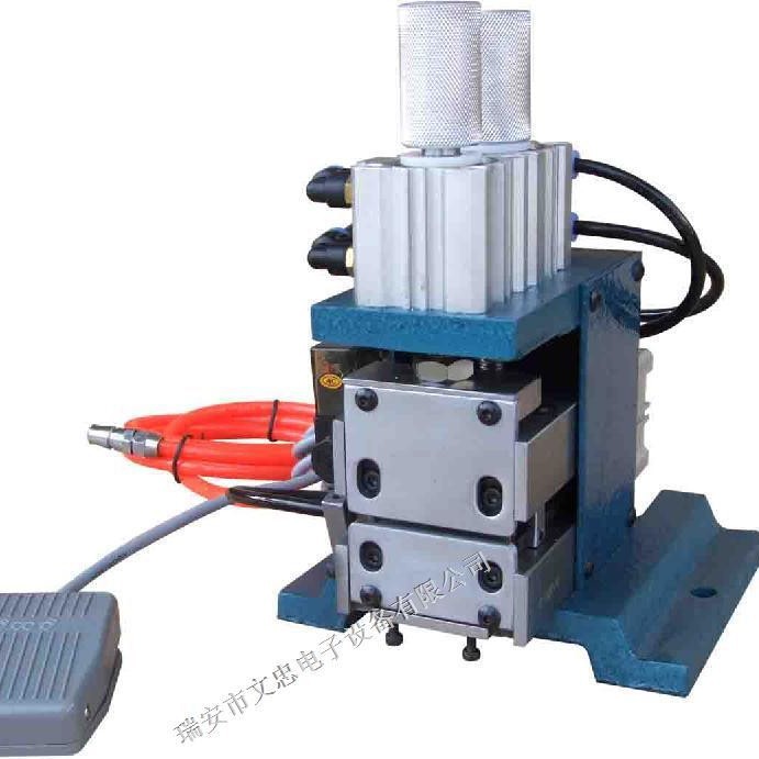 直立式气动剥皮机 气动剥皮机 内芯剥皮机
