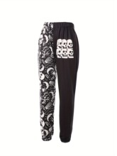 S 62035 Printed Loose Sweatpants ӡ���˶��� ����ѷ�羳ŷ