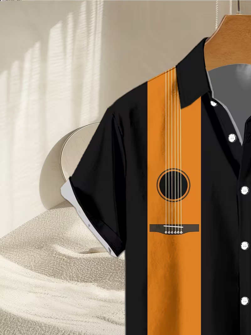 Fábrica de origen transfronteriza Amazon explosivo hombre camisa de manga corta con collar camisa de comercio exterior delgada para diseñar
