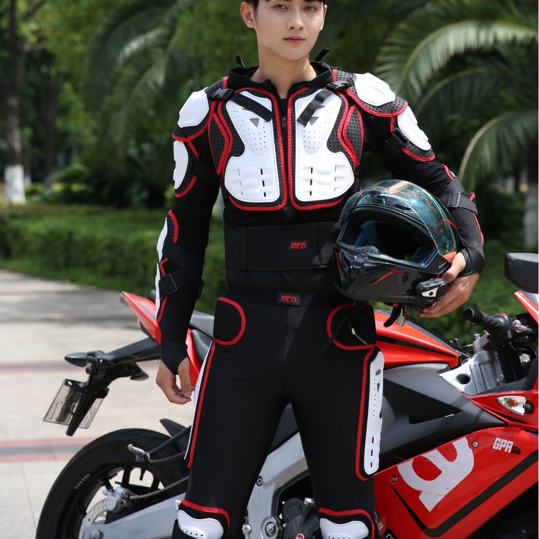 REOMOTO ciclismo pantalones de la motocicleta de carreras armadura pantalones Caballero off-road pantalones resistentes a la caída de protección de la cadera pantalones de carreras