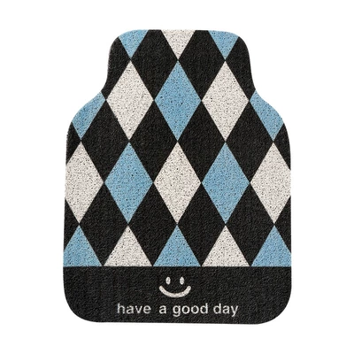 Avtomobil döşəmə paspasları: Mat Car Mat Anti-Dirty Mat Universal - blue-rhomboid-front-1-default-specifications