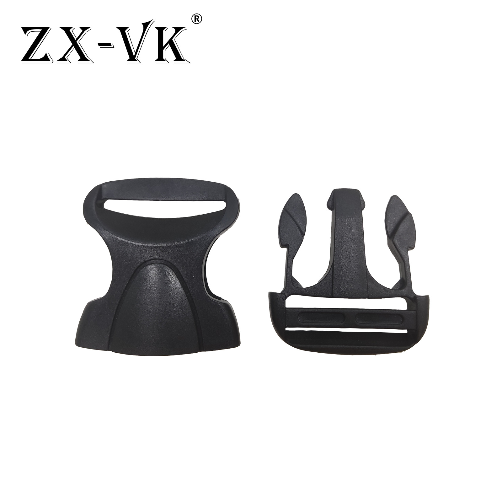 Zhengxin hebilla de plástico de alta calidad hebilla bolsa accesorios bolsa ajuste hebilla POM material negro hebilla image 4
