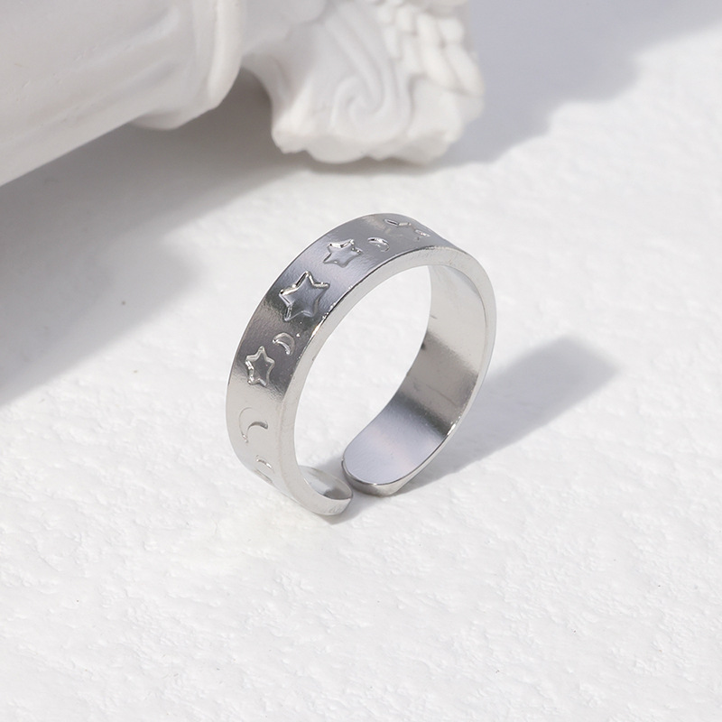 Fashion Star Stainless Steel Open Ring 1 Piece