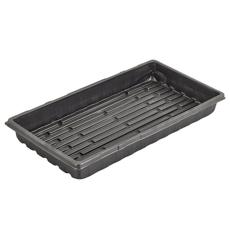 Hidroponía gran bandeja de cultivo de plántulas, bandeja de cultivo de plántulas, bandeja de nutrición sin suelo, bandeja negra de 200 agujeros
